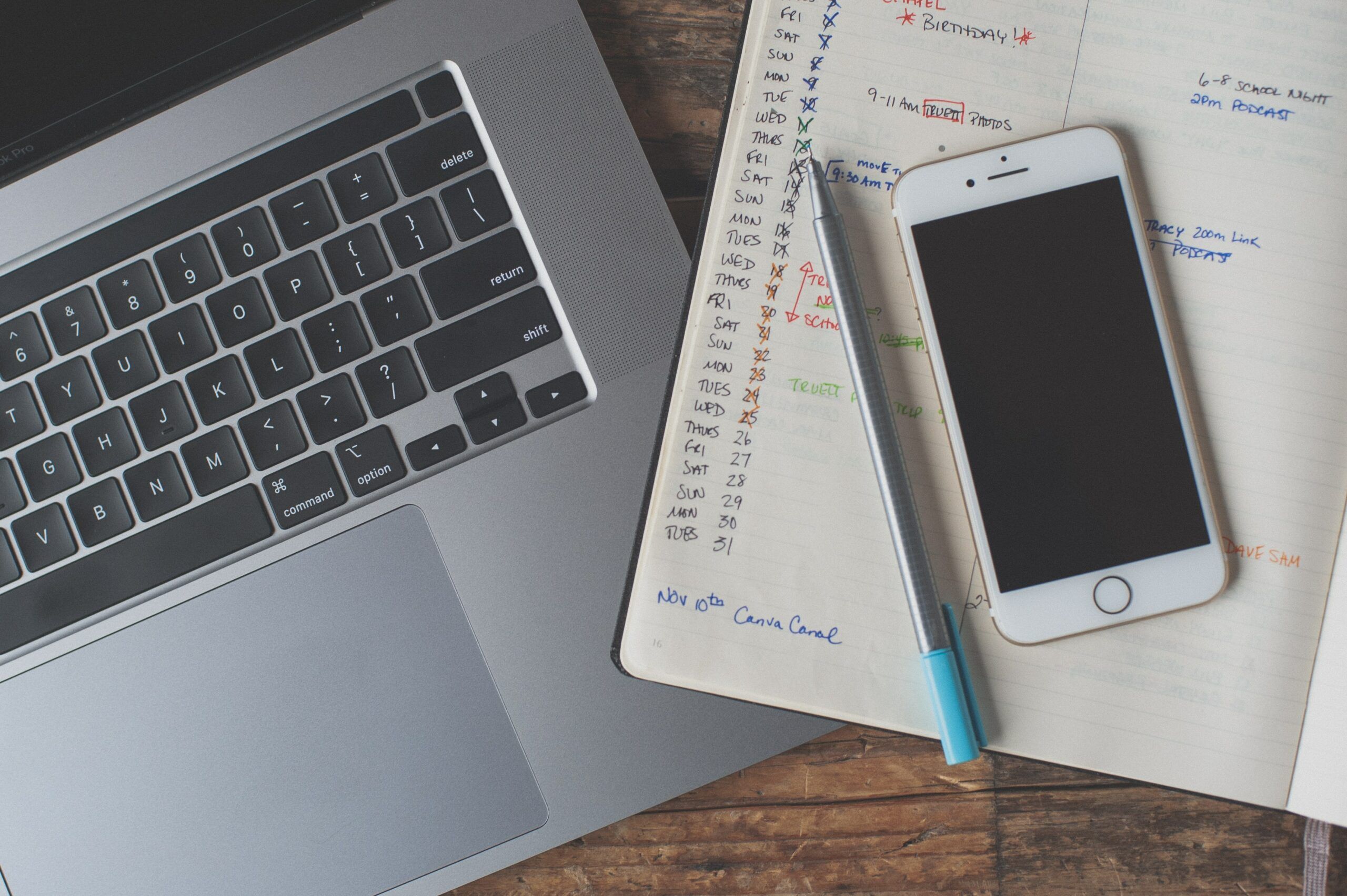 iphone on top of notepad next to laptop, Cybersecurity, Ransomware Protection