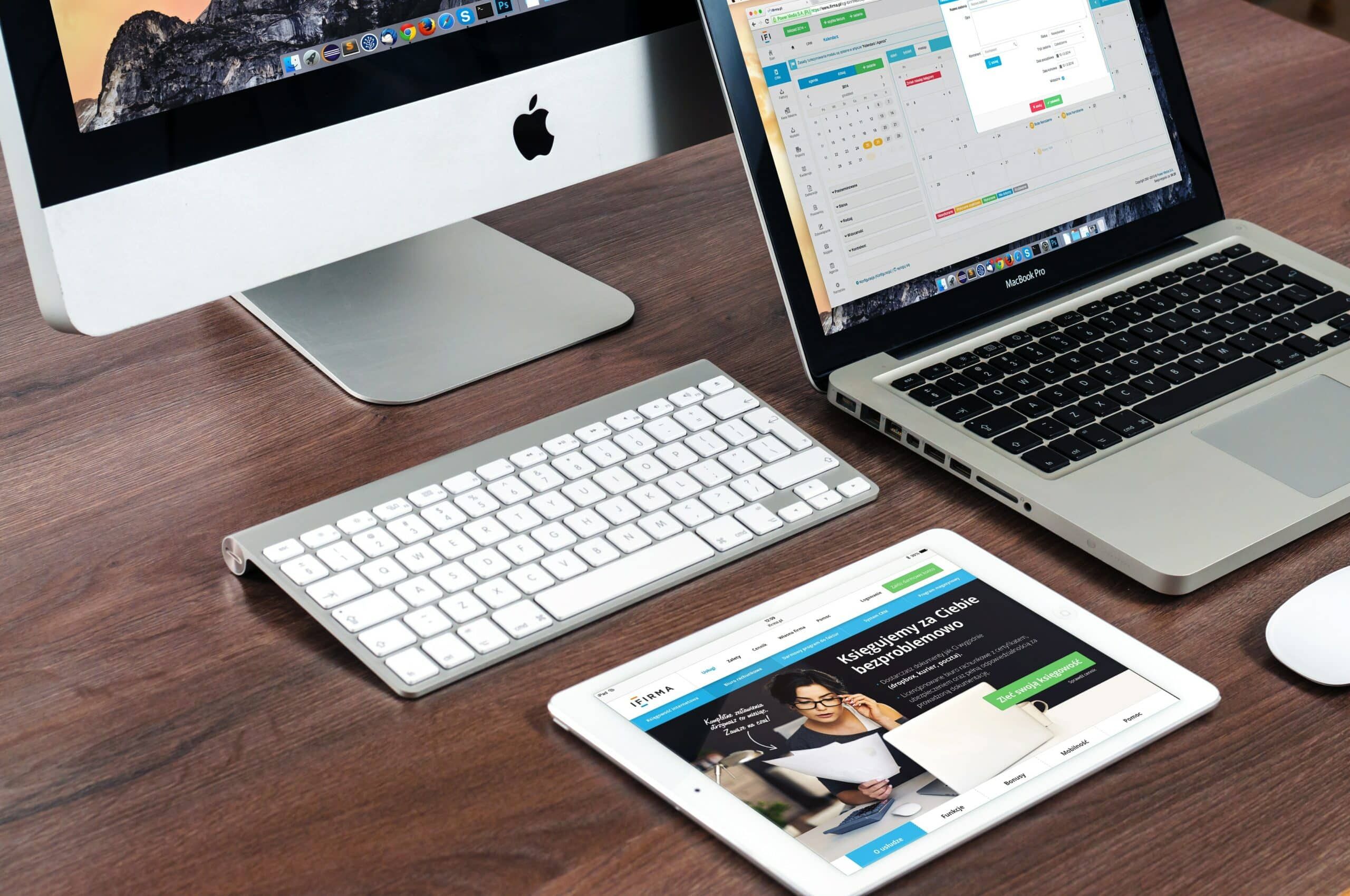 computers on desktop, Cybersecurity, Ransomware Protection