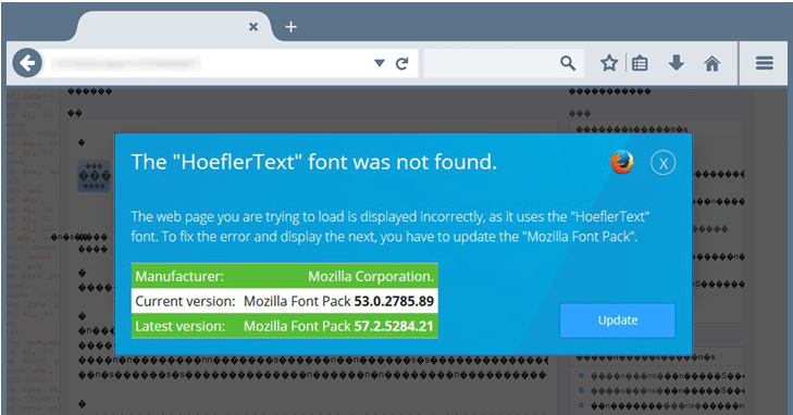 Firefox HoeflerText